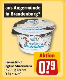 REWE Hemme Milch Joghurt Stracciatella Angebot