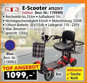 Norma E-Scooter AT52317 faltbar Angebot