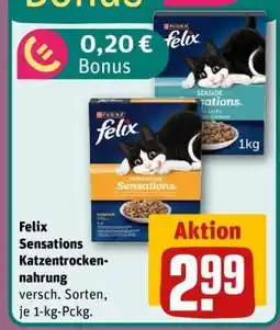 REWE Felix Sensations Katzentrocken-nahrung Angebot