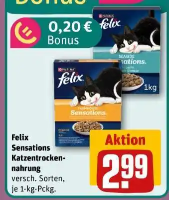 REWE Felix Sensations Katzentrocken-nahrung Angebot