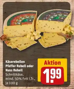 REWE Käserebellen Pfeffer Rebell oder Nuss Rebell Angebot