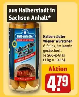 REWE Halberstädter Wiener Würstchen Angebot