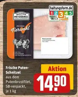 REWE Frische Puten Schnitzel Angebot