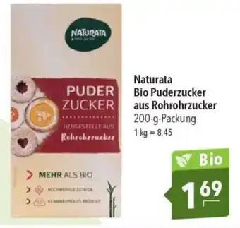 CITTI Markt Naturata Bio Puderzucker aus Rohrohrzucker Angebot