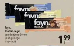 CITTI Markt fayn. Proteinriegel Angebot