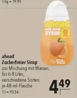 CITTI Markt ahead Zuckerfreier Sirup Angebot