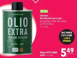 CITTI Markt Ghorban Bio Olivenöl extra nativ Angebot