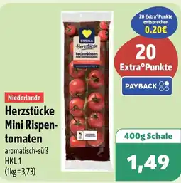 Aktiv Irma Niederlande Herzstücke Mini Rispen- tomaten Angebot