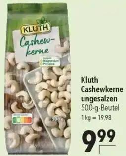 CITTI Markt KLUTH Cashewkerne Angebot