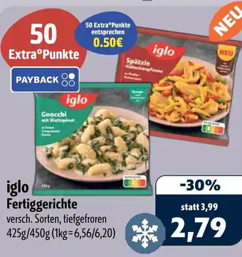 Aktiv Irma iglo Fertiggerichte Angebot