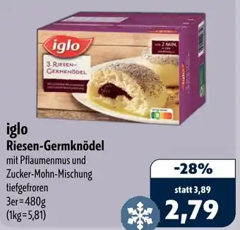 Aktiv Irma iglo Riesen-Germknödel Angebot