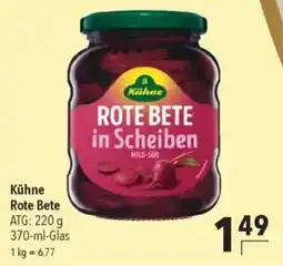 CITTI Markt Kühne Rote Bete Angebot
