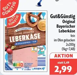 Aktiv Irma Gut&Günstig Original Bayerischer Leberkäse Angebot