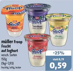 Aktiv Irma müller Froop Frucht auf Joghurt Angebot