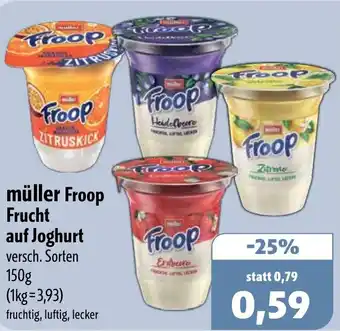 Aktiv Irma müller Froop Frucht auf Joghurt Angebot