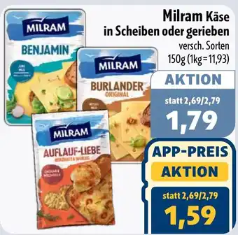 Aktiv Irma Milram Käse in Scheiben oder gerieben Angebot
