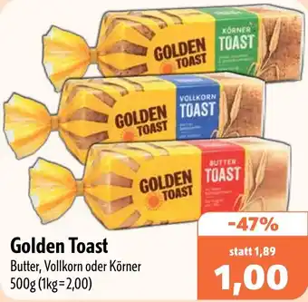 Aktiv Irma Golden Toast Butter, Vollkorn oder Körner Angebot