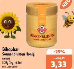 Aktiv Irma Bihophar Sonnenblumen Honig Angebot