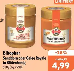 Aktiv Irma Bihophar Sanddorn oder Gelee Royale in Blütenhonig Angebot