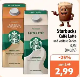 Aktiv Irma Starbucks Caffè Latte Angebot