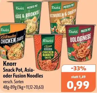 Aktiv Irma Knorr Snack Pot, Asia- oder Fusion Noodles Angebot