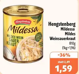 Aktiv Irma Hengstenberg Mildessa Mildes Weinsauerkraut Angebot