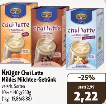 Aktiv Irma Krüger Chai Latte Mildes Milchtee-Getränk Angebot