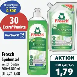 Aktiv Irma Frosch Spülmittel Angebot