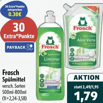 Aktiv Irma Frosch Spülmittel Angebot