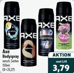 Aktiv Irma Axe Bodyspray Angebot