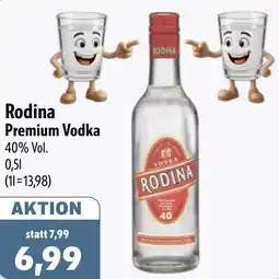 Aktiv Irma Rodina Premium Vodka Angebot