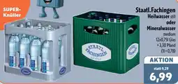 Aktiv Irma Staatl.Fachingen Heilwasser still oder Mineralwasser Angebot