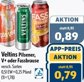 Aktiv Irma Veltins Pilsener, V+ oder Fassbrause Angebot