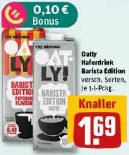 REWE Oatty Haferdrink Barista Edition Angebot