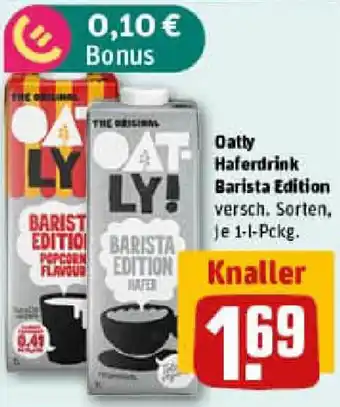 REWE Oatty Haferdrink Barista Edition Angebot