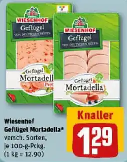 REWE Wiesenhof Geflügel Mortadella Angebot