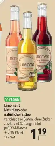 CITTI Markt Limoment Naturlimo oder natürlicher Eistee Angebot