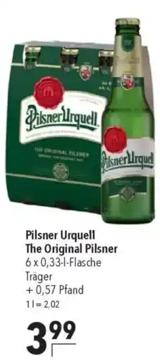CITTI Markt Pilsner Urquell The Original Pilsner Angebot