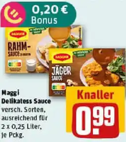 REWE Maggi Delikatess Sauce Angebot