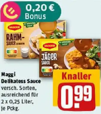 REWE Maggi Delikatess Sauce Angebot