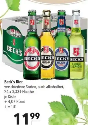 CITTI Markt Beck's Bier Angebot