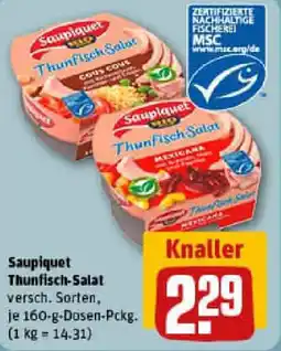 REWE Sauplquet Thunfisch Salat Angebot