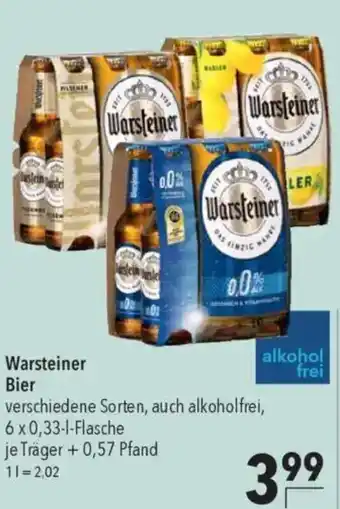 CITTI Markt Warsteiner Bier Angebot