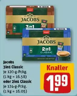 REWE Jacobs 3in1 Classic oder 2in1 Classic Angebot