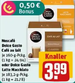 REWE Nescafé Dolce Gusto Café oder Dolce Gusto Latte Macchiato Angebot