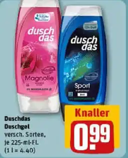 REWE Duschdas Duschgel Angebot