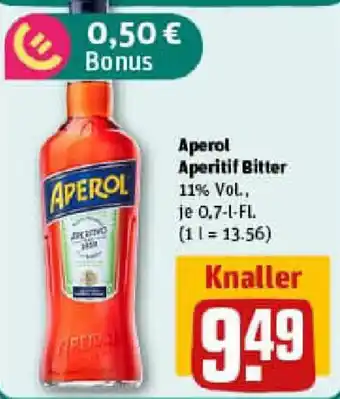 REWE Aperol Aperitif Bitter Angebot