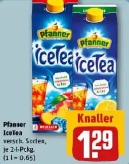 REWE Pfanner IceTea Angebot