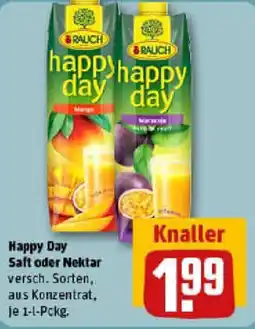 REWE Happy Day Saft oder Nektar Angebot
