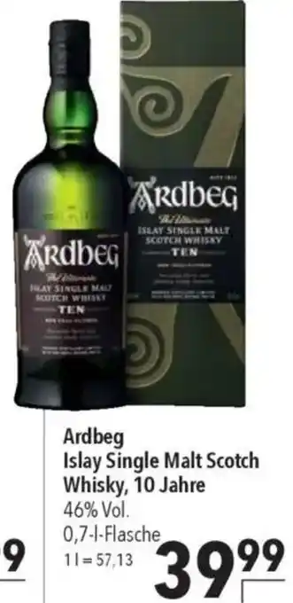 CITTI Markt Ardbeg Islay Single Malt Scotch Whisky, 10 Jahre Angebot